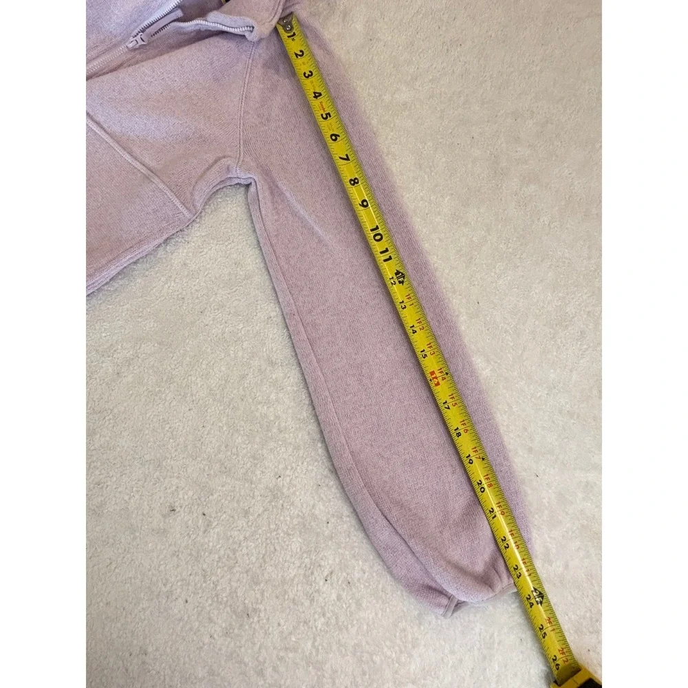 Old‎ Navy Girls Lavender Purple Quarter Zip Fleece Pullover Sweater Large 10-12